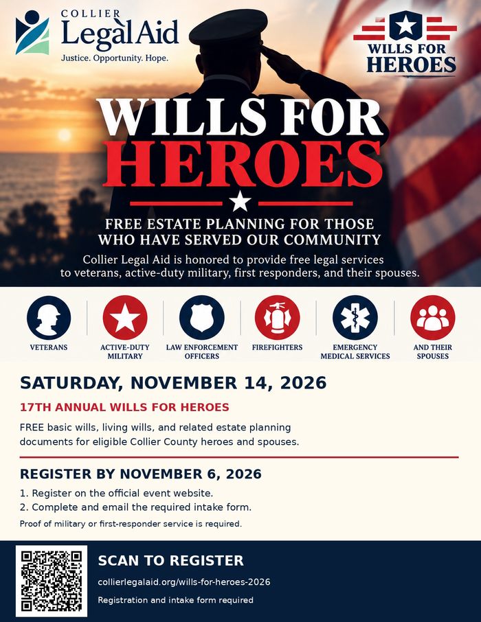 Wills For Heroes - November 14, 2026