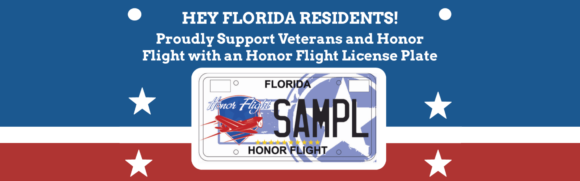 Honor Flight License Plate Signup