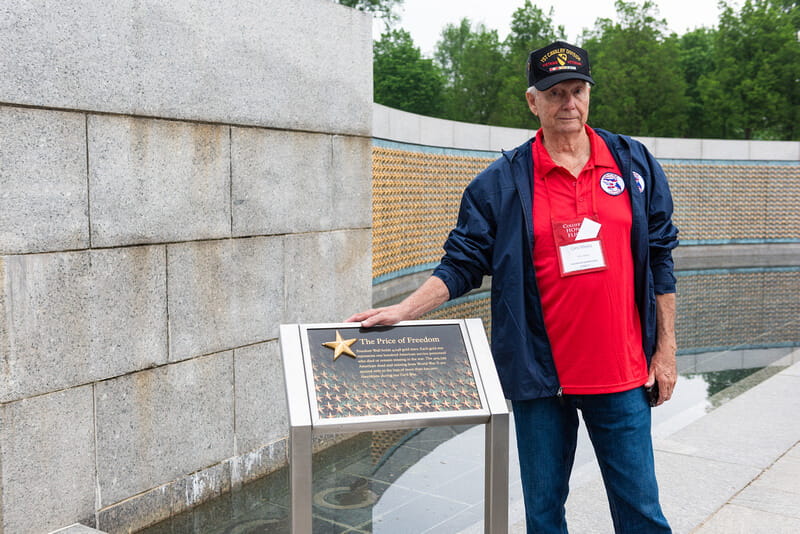 Vietnam veterans at the price of freedom plaque